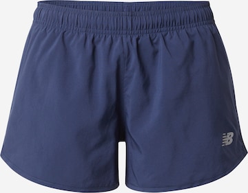 new balance Normalny krój Spodnie sportowe 'Essentials' w kolorze niebieski: przód