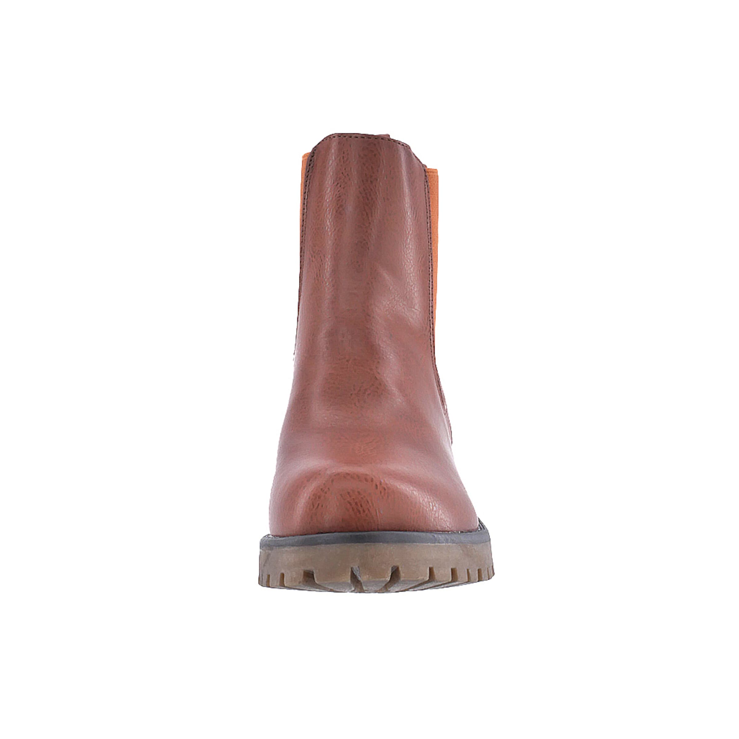 Elara Chelsea Boots i beige
