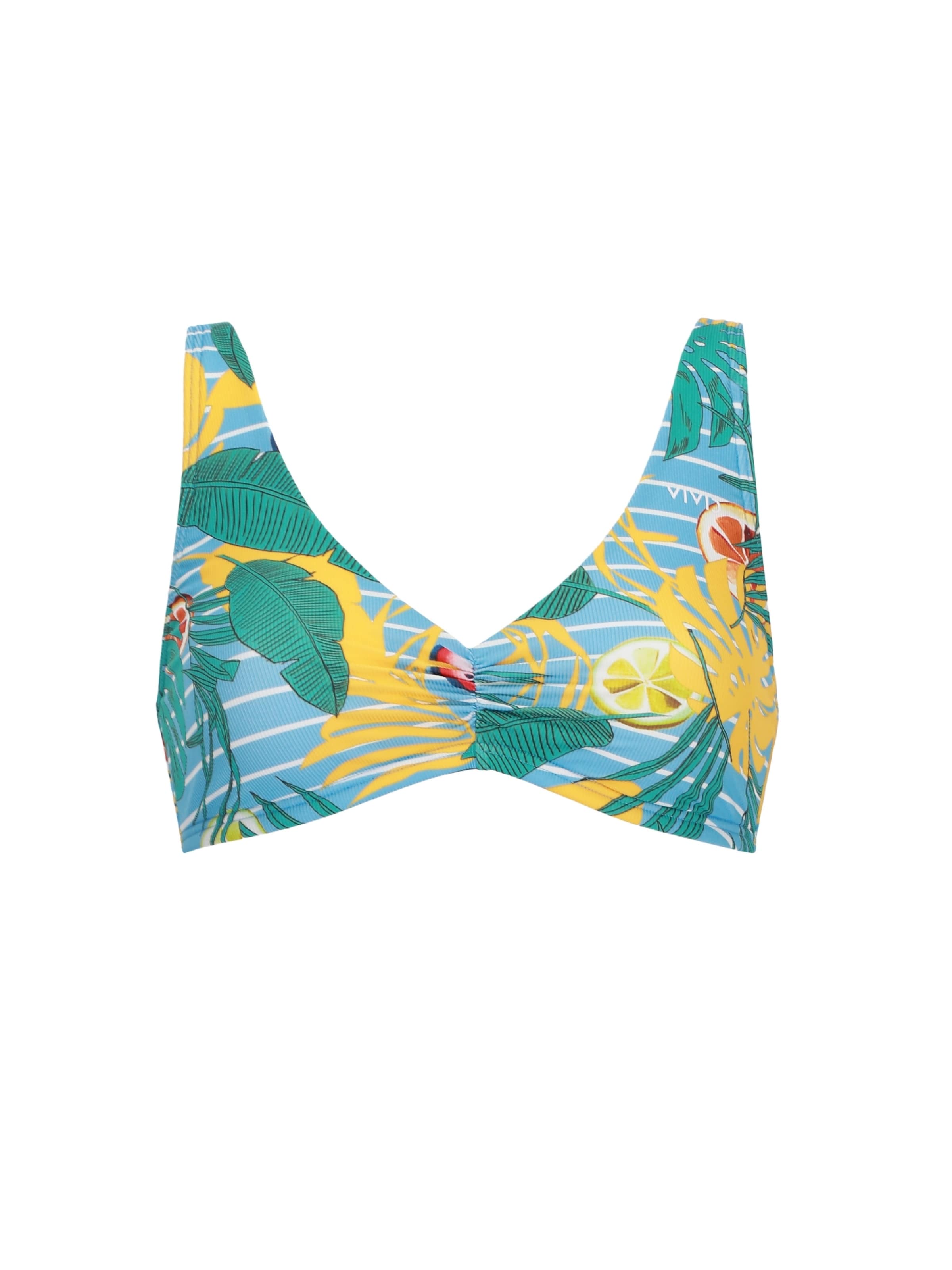 VIVID Μπουστάκι Τοπ μπικίνι σε μπλε: μπροστά