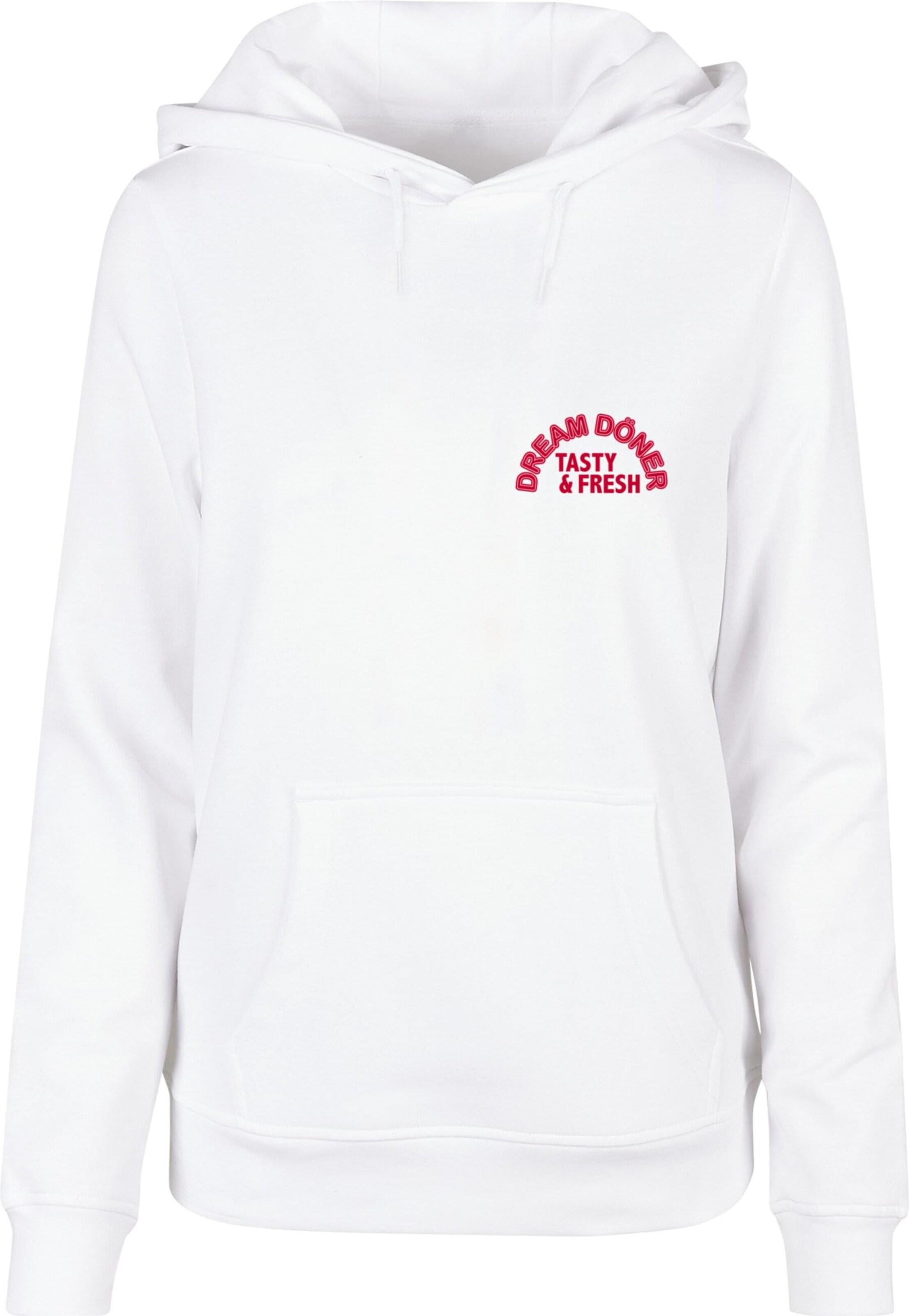 Sweat-shirt 'Dream Kebab' Mister Tee en blanc : devant