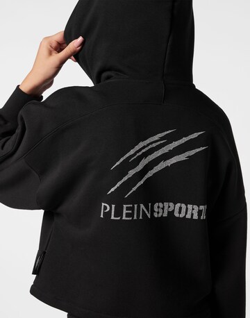 Plein Sport - Sudadera con cremallera 'Scratch' en negro