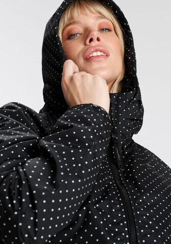 Ragwear Outdoor Jacket 'DIZZIE DOTS O' in Black