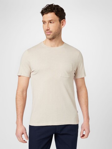 Casual Friday T-shirt 'Thor' i beige: framsida