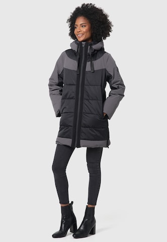 NAVAHOO Winter jacket 'Samtkätzchen' in Black
