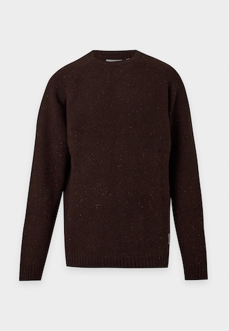 Carhartt WIP Pullover 'Anglistic' in Braun: Vorderseite