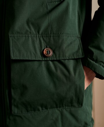 Parka d’hiver 'New Rookie ' Superdry en vert