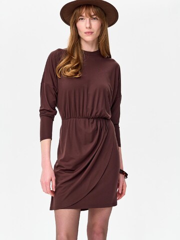 Blue Shadow Kleid‌‌‌‌‌‌‌‌‌ in Braun