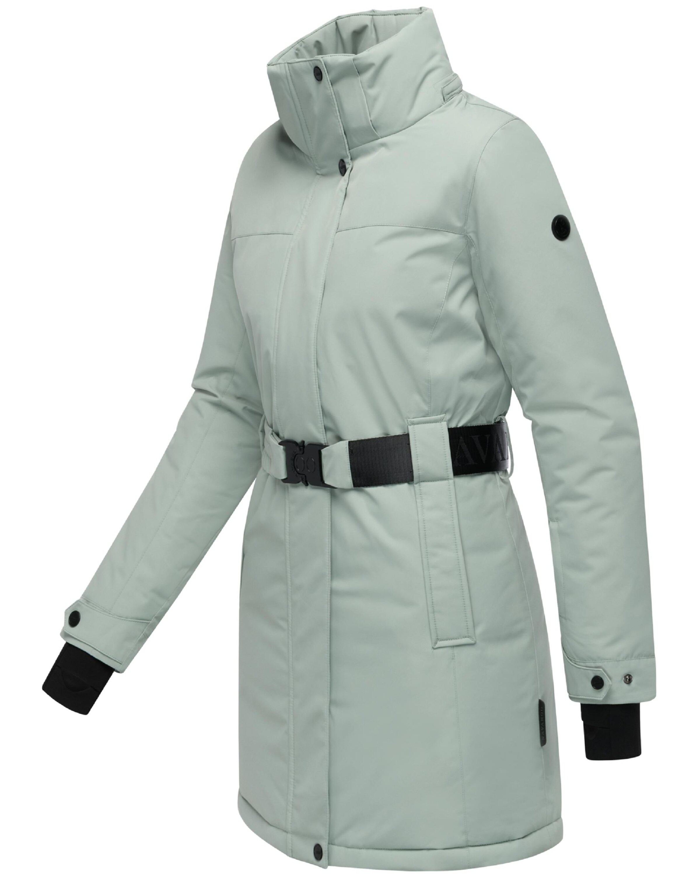 NAVAHOO Χειμερινό παλτό 'Frostkuss 14' σε πράσινο