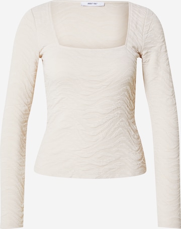 ABOUT YOU Shirt 'Aurelia' in Beige: front