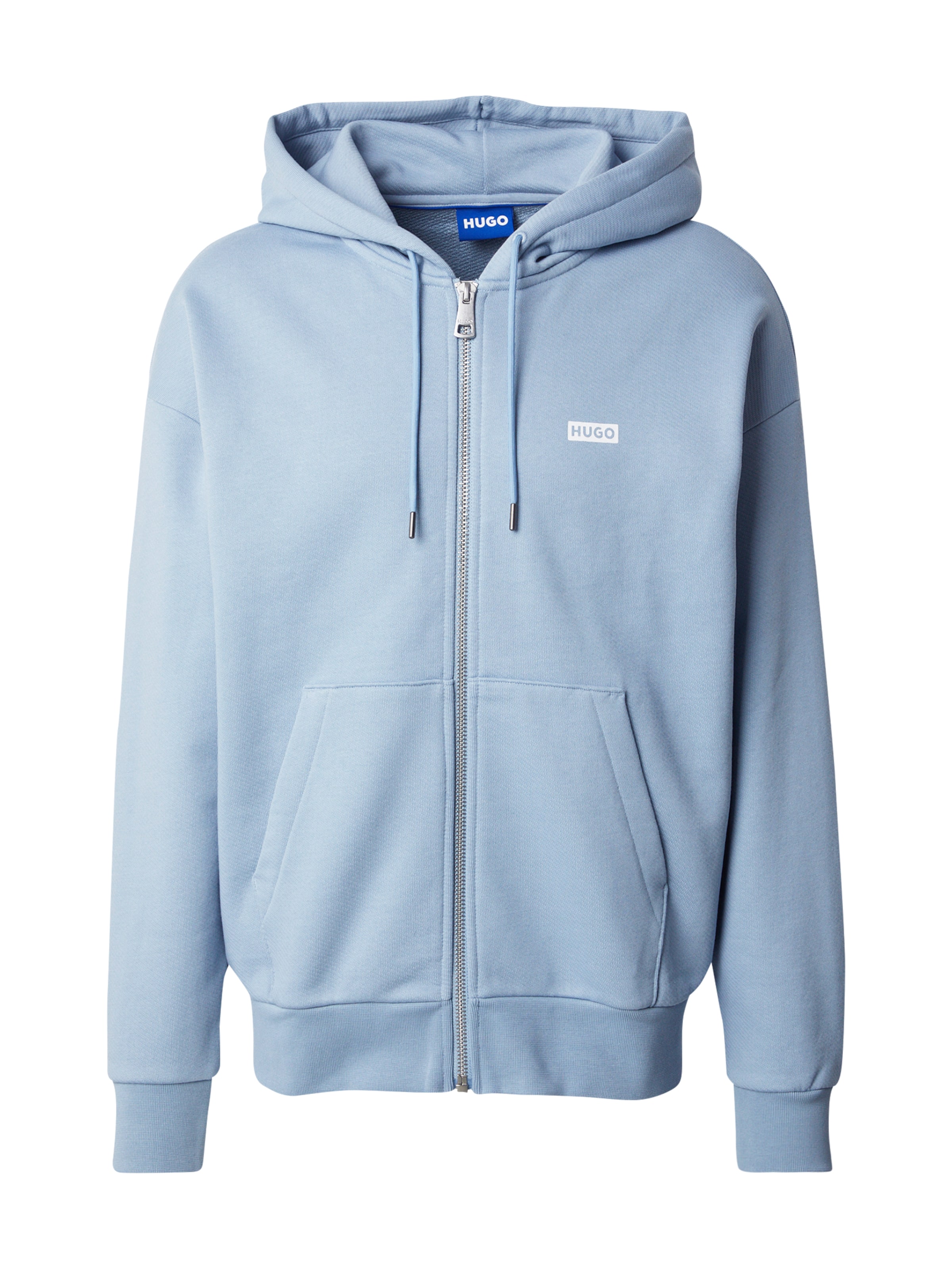 HUGO Sweatjacke 'Nardimez' in Blau: Vorderseite