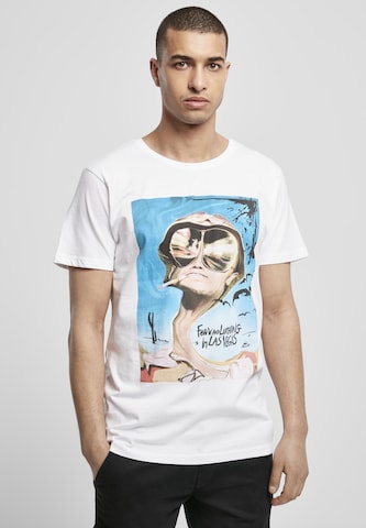 Merchcode T-Shirt 'Fear And Loathing' in Weiß: predná strana