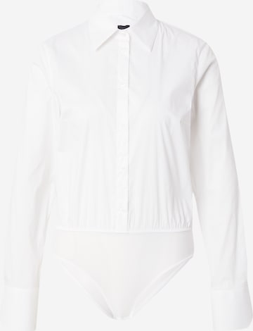 BOSS - Body de blusa 'Blaise Friday' en blanco: frente