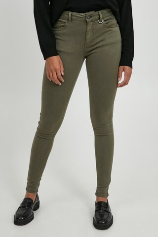 PULZ Jeans Skinny Jeans 'Emma' in Green: front