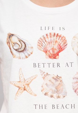 Cloud5ive Shirt 'Ladies Seashell' in White