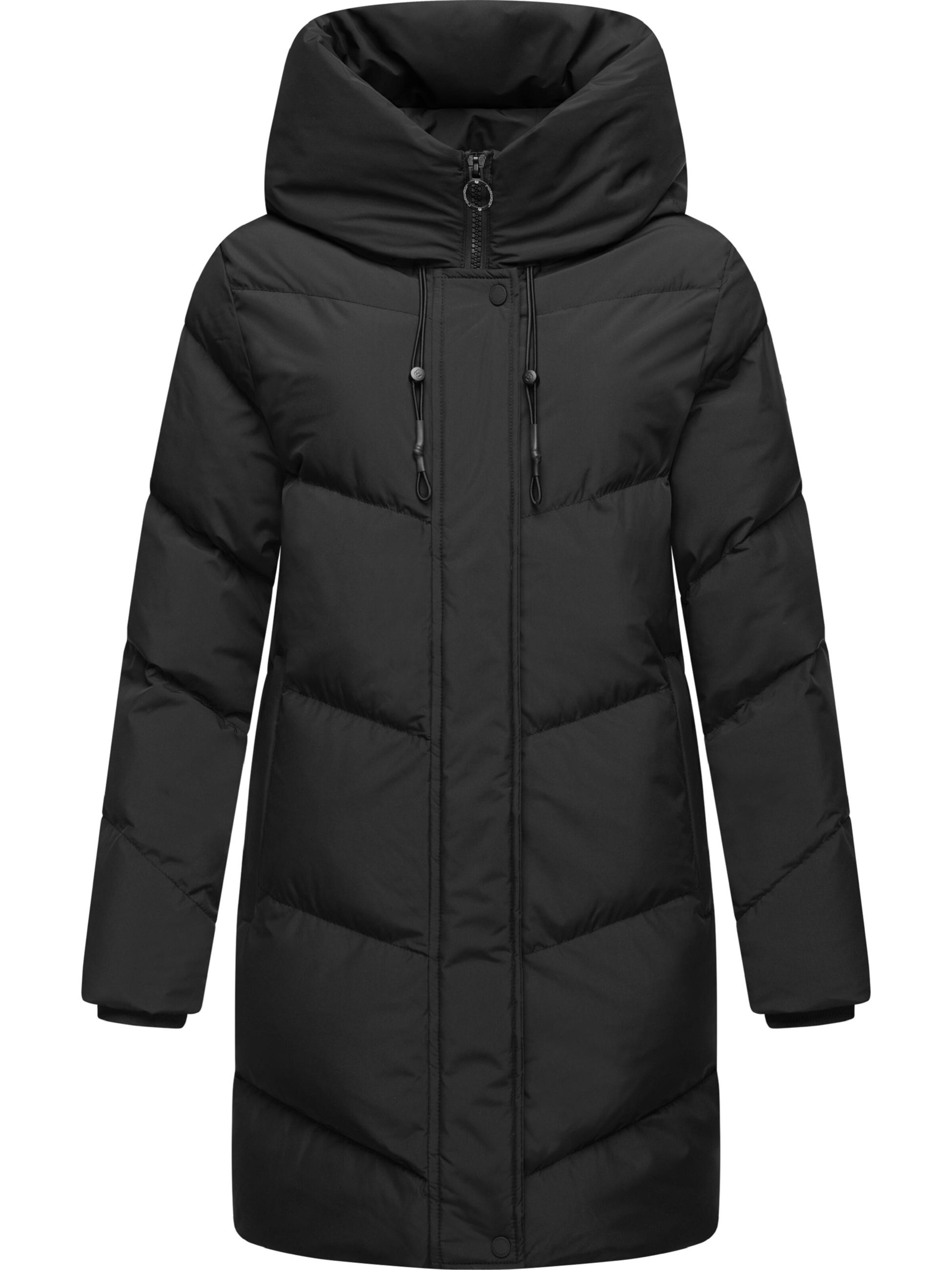 Ragwear Talvemantel 'Avelin', värv must