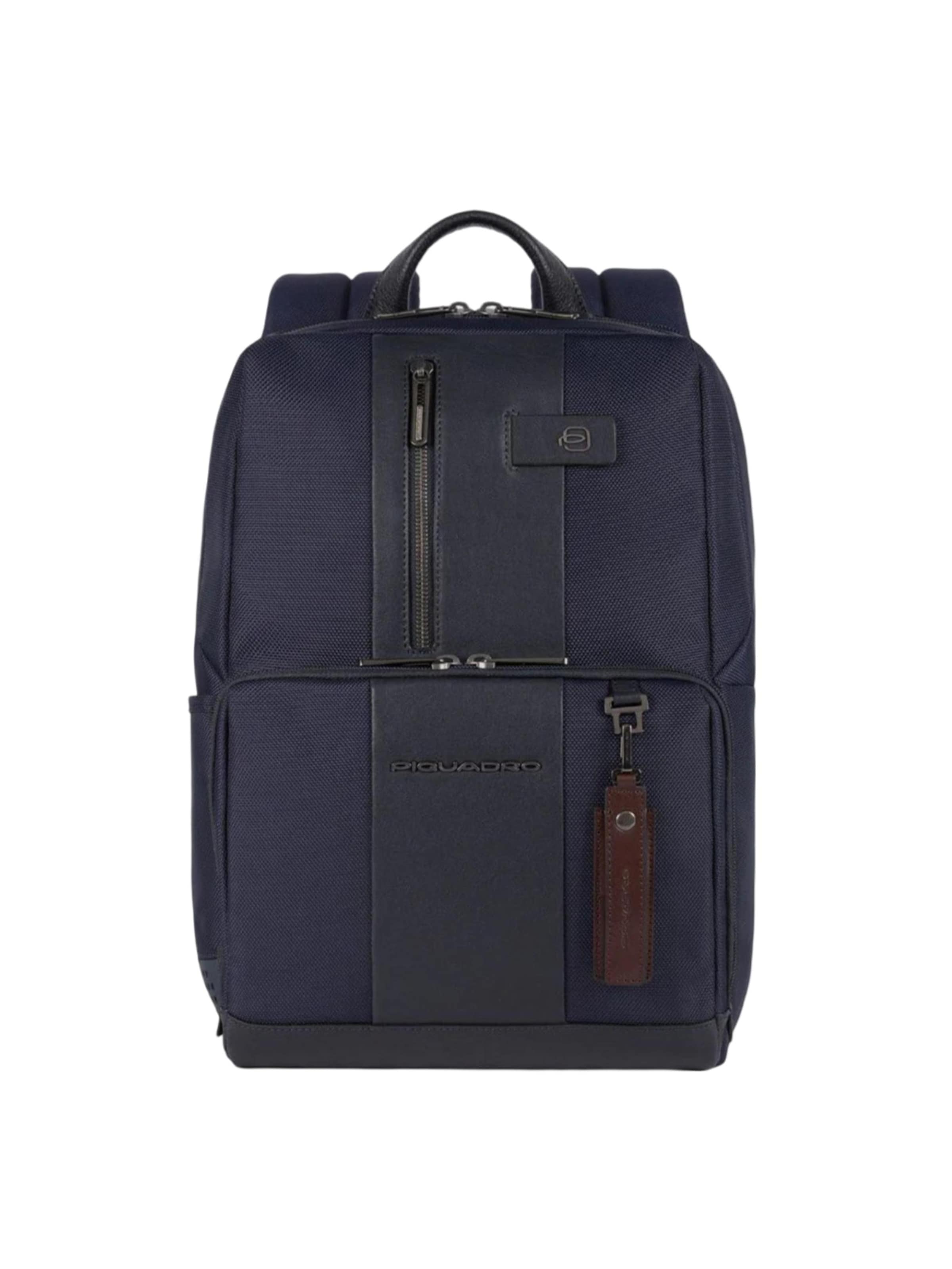 Sac à dos Piquadro en bleu : devant