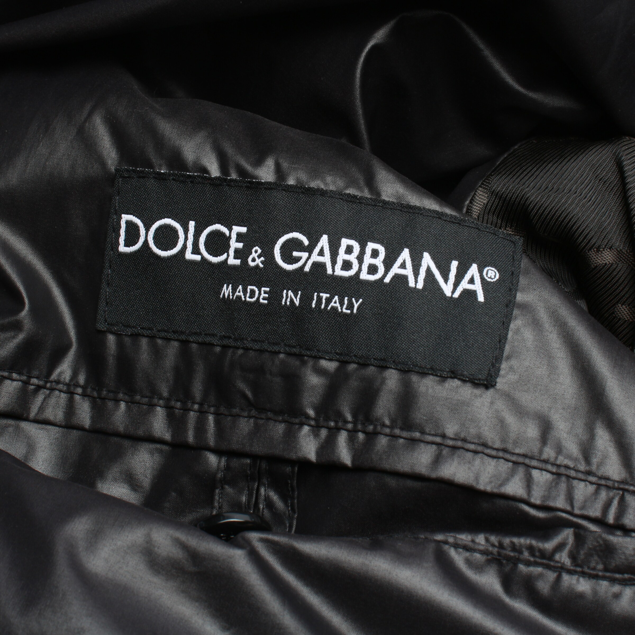 DOLCE & GABBANA Übergangsjacke 5XL in Schwarz
