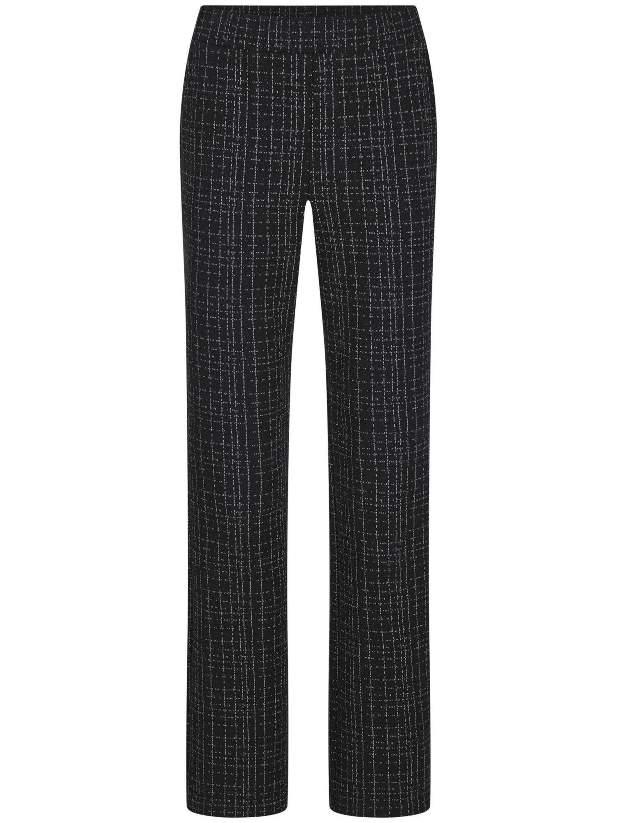 Goldner Regular Broek 'Vera' in Zwart: voorkant