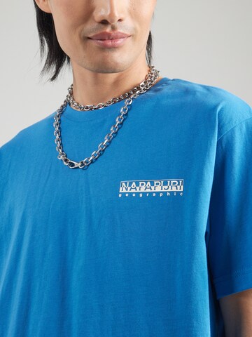NAPAPIJRI T-Shirt 'S-LINTH' in Blau