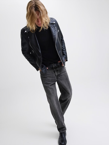 JACK & JONES - Loosefit Vaquero 'JJIEDDIE JJCOOPER' en negro