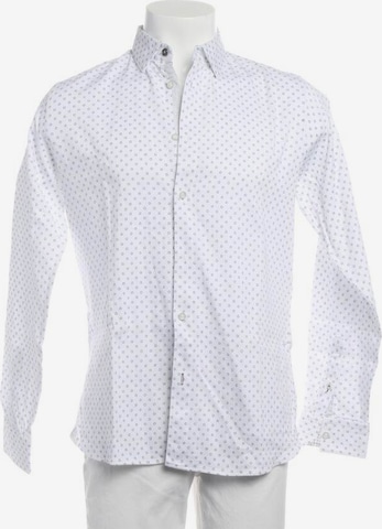 Ted Baker Freizeithemd / Shirt / Polohemd langarm M in Weiß: predná strana