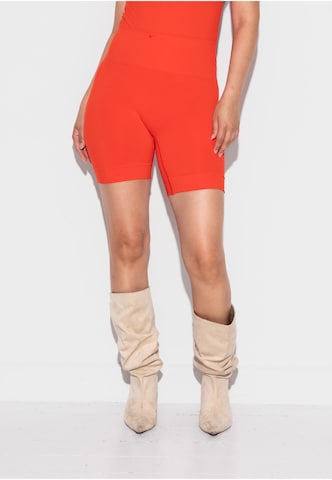 Lykkeland Atelier Skinny Leggings 'Honest' in Rood: voorkant