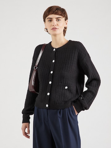 VERO MODA Neuletakki 'VMHARPER' värissä musta: etupuoli