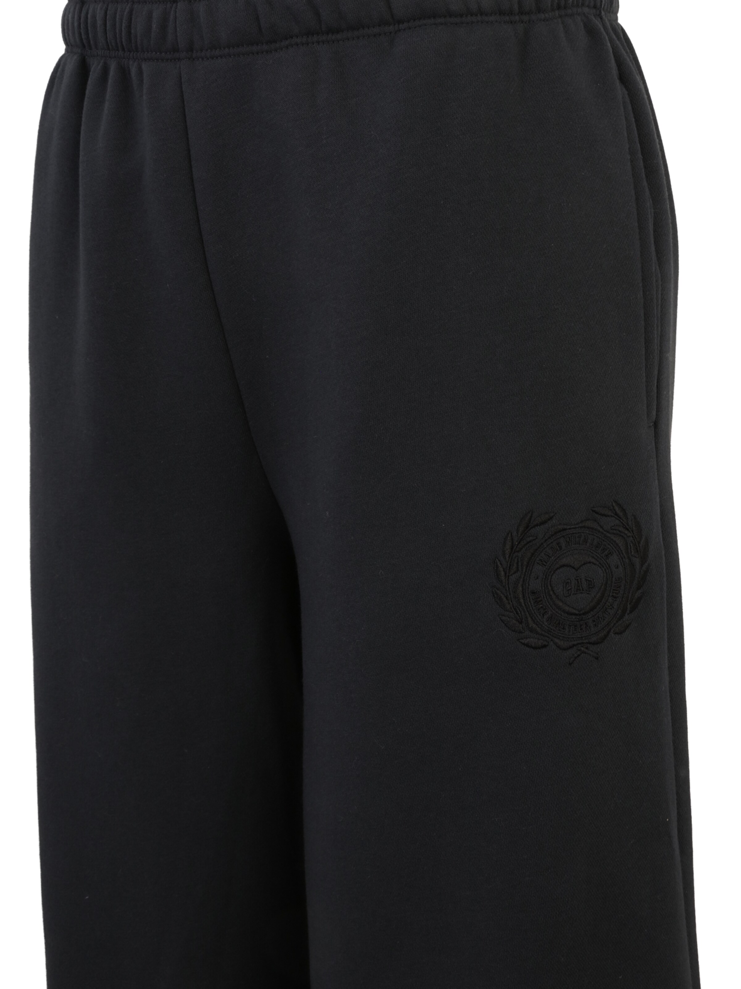 Wide Leg Pantalon Gap Petite en noir