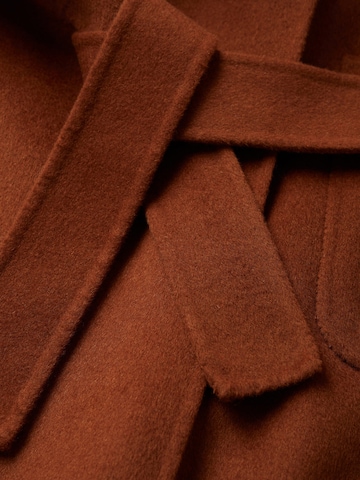 MANGO Between-Seasons Coat 'Brandon' in Brown
