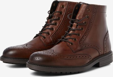 JACK & JONES - Botas con cordones 'HYDE' en marrón