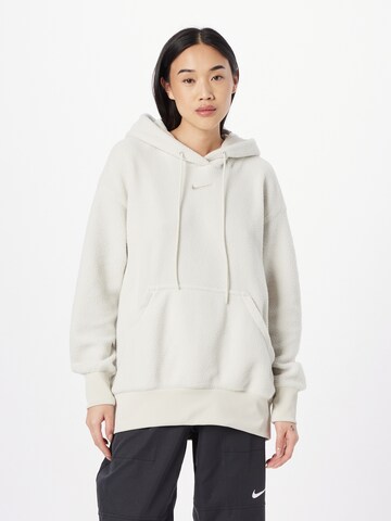 Nike Sportswear Sweatshirt i beige: forside