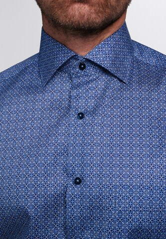 ETERNA Regular fit Button Up Shirt in Blue