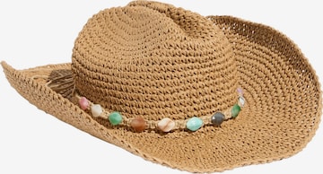 Lipsy Hattu 'Raffia' värissä beige: etupuoli