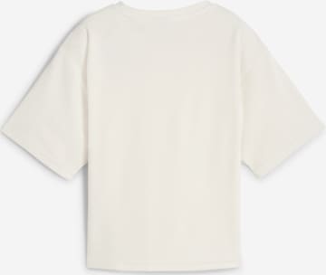 PUMA Тениска 'ESS+' в бяло