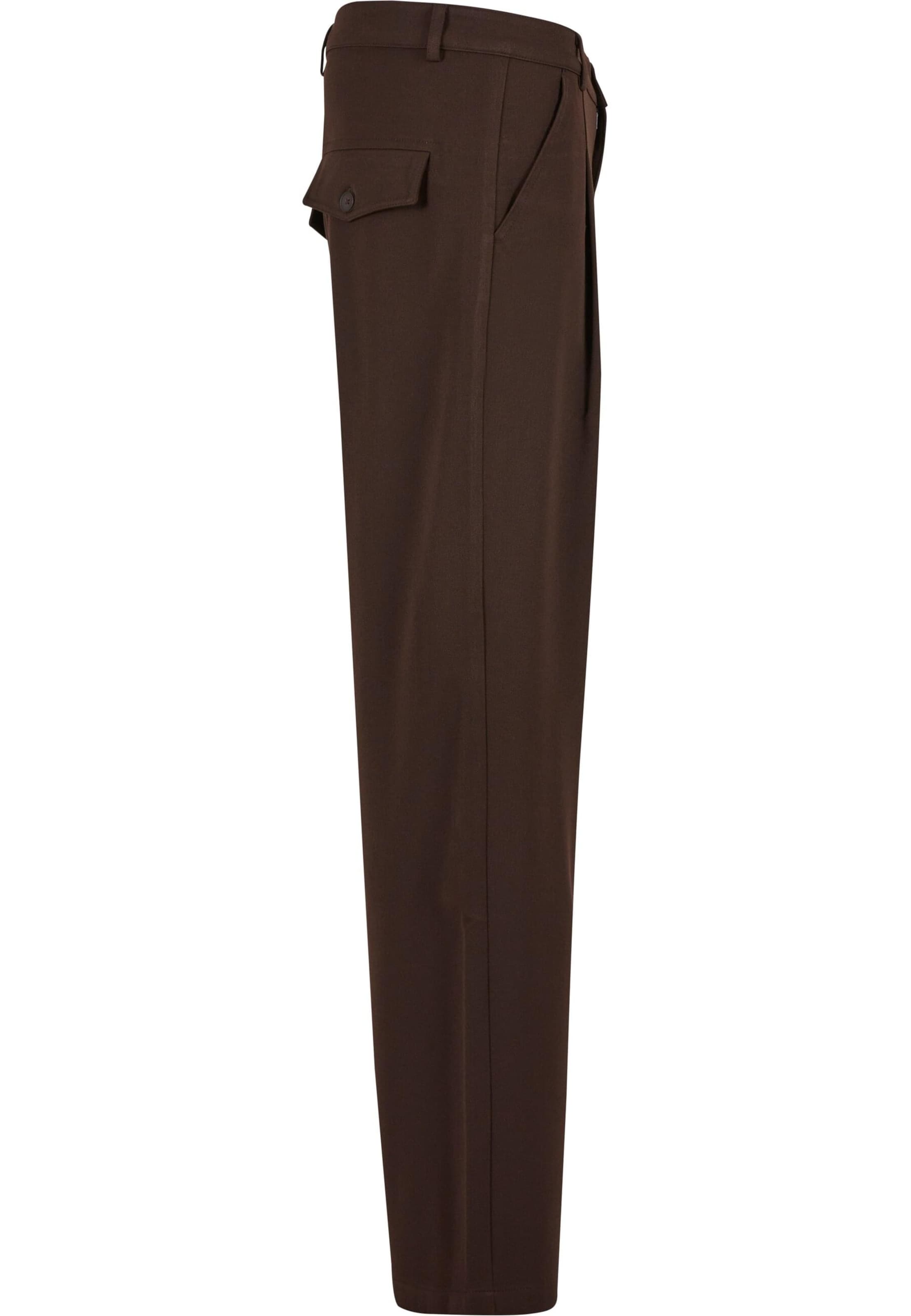 Loosefit Pantaloni con pieghe 'Tahlo' di 2Y Studios in marrone