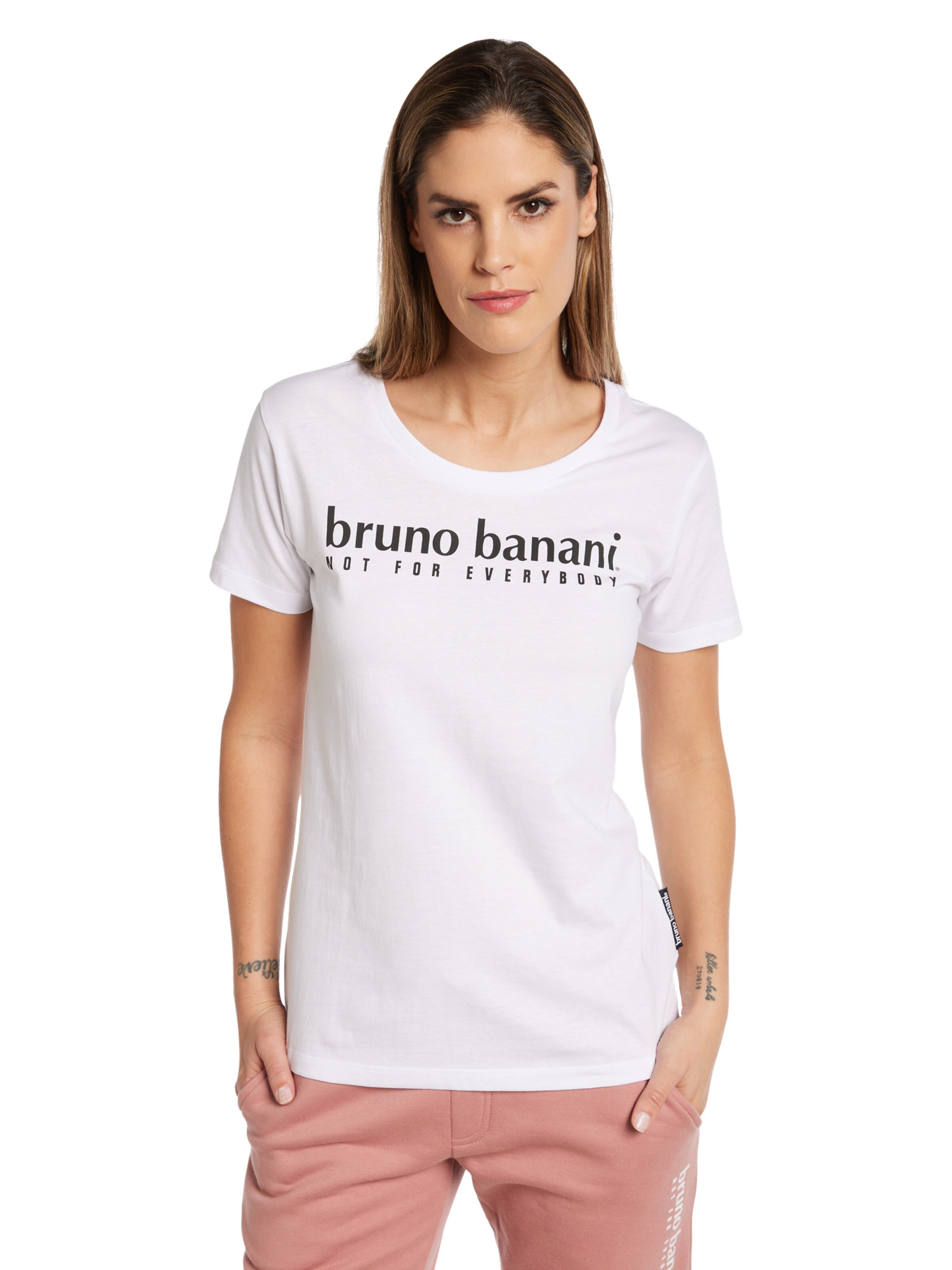 T-shirt 'Avery' Bruno Banani en blanc : devant