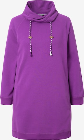 Robe Ulla Popken en violet : devant