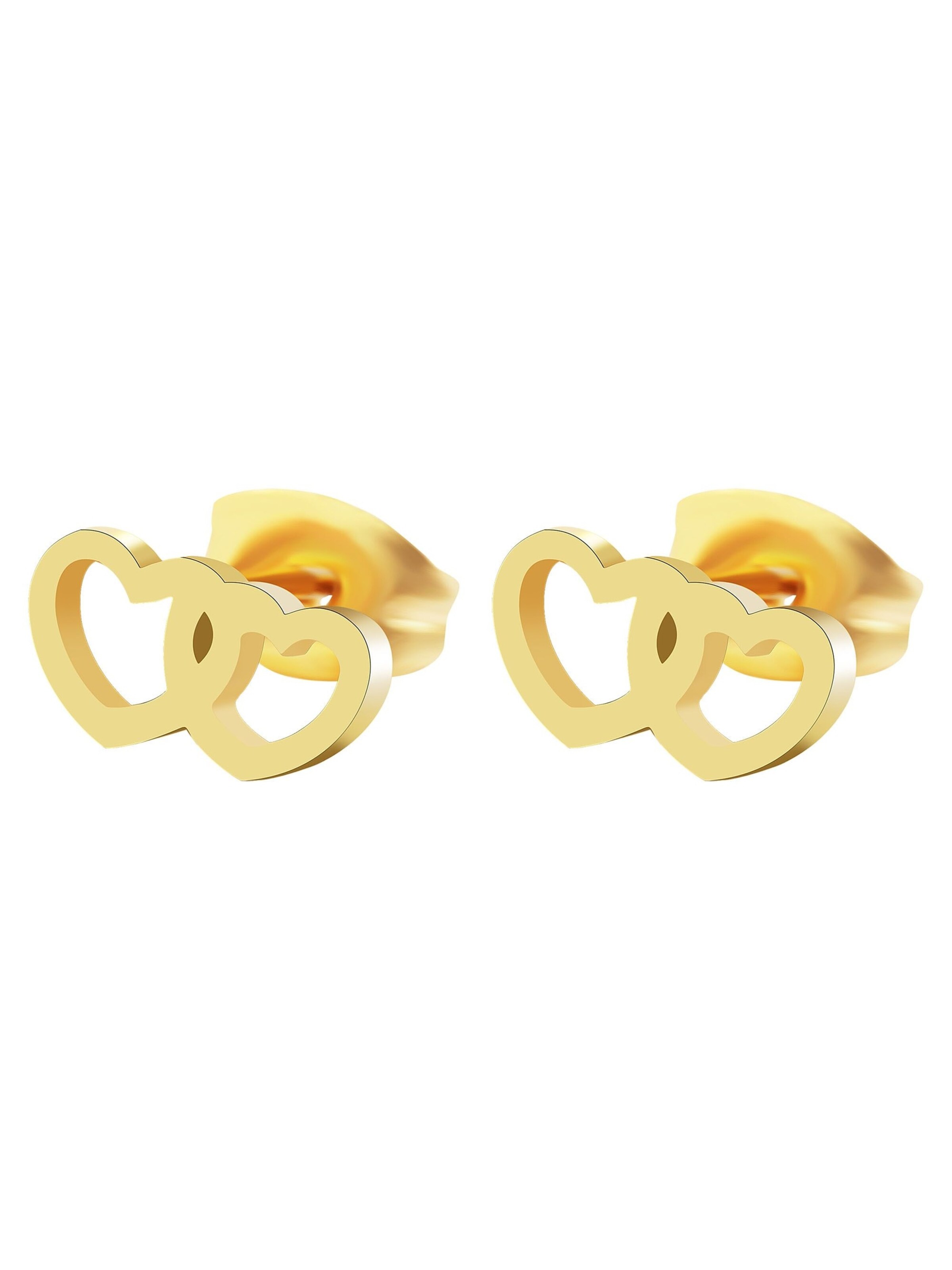 Akzent Earrings 'Biena, silberfarbig, langlebig' in Gold