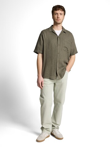 TOM TAILOR Rovný strih Košeľa - Zelená