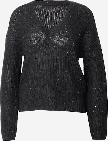 VILA Sweter 'NAJLA' w kolorze czarny: przód