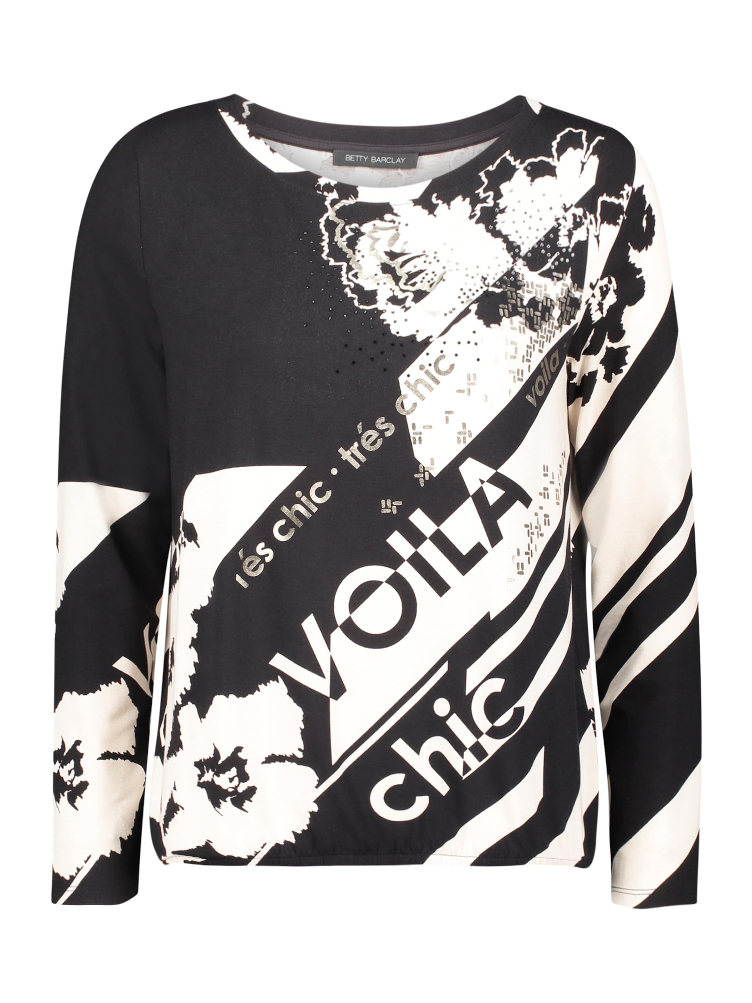 T-shirt Betty Barclay en noir : devant