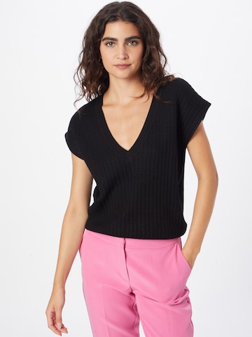 Maison 123 Sweater 'TERESA' in Black: front