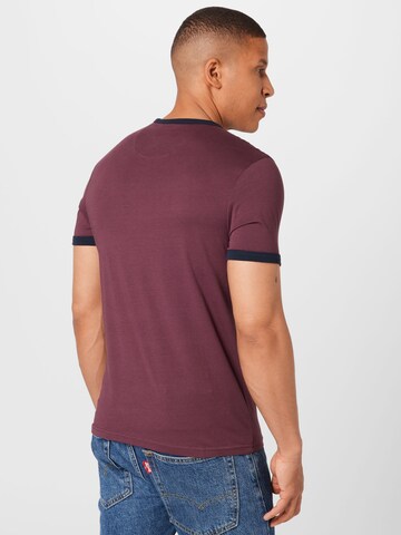 FARAH T-Shirt 'GROVES RINGER' in Lila