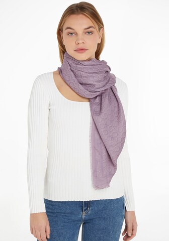 Calvin Klein Scarf in Purple: front