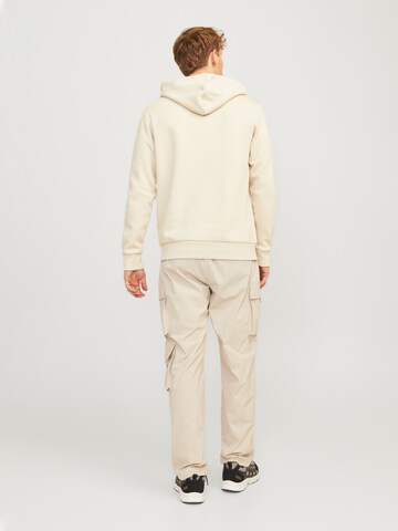 JACK & JONES Sweatshirt 'JJLuke' in Beige