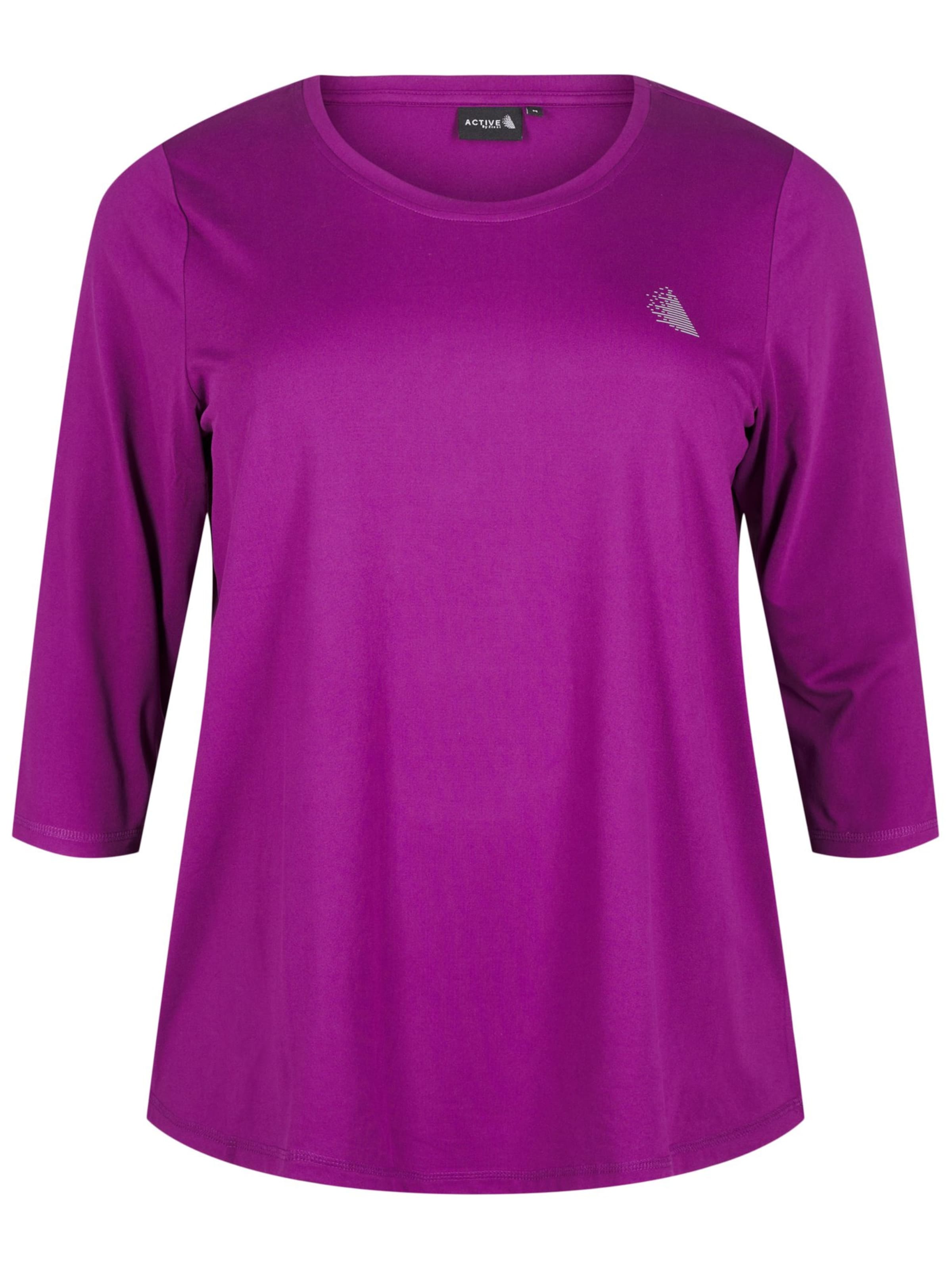 Active by Zizzi Функционална тениска в лилав: отпред