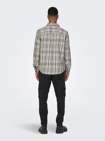 Only & Sons Regular fit Overhemd 'Milo' in Lila
