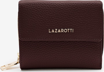 Lazarotti Wallet 'Bologna' in Red: front