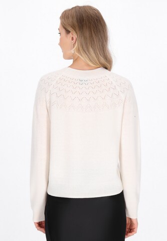 DreiMaster Klassik Svetr – bílá