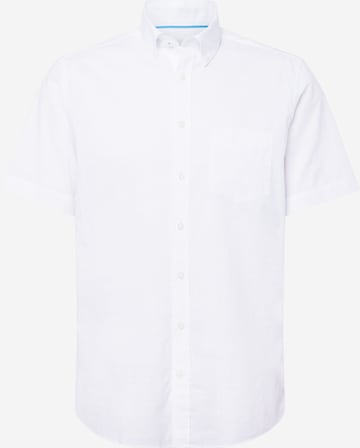 bugatti - Ajuste regular Camisa en blanco: frente